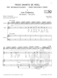 Trois Chants de Noel (Frank Martin) 