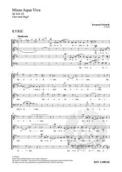 Missa Aqua Viva (Emanuel Schmidt) 