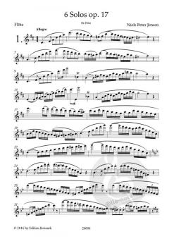 6 Solos op. 17 Band 1 von Niels Peter Jensen für Flöte solo im Alle Noten Shop kaufen