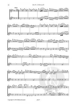 Duo D-Dur Nr. 1 op. 20 von Franz Anton Hoffmeister für 2 Flöten im Alle Noten Shop kaufen
