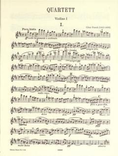 Streichquartett D-Dur von Cesar Franck im Alle Noten Shop kaufen (Stimmensatz)