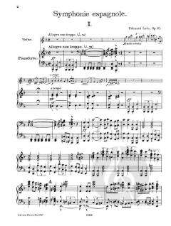 Symphonie espagnole op. 21 von Edouard Lalo 