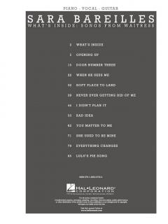 What's Inside: Songs from Waitress von Sara Bareilles 