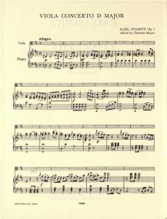 Violakonzert D-Dur op. 1 von Carl Stamitz im Alle Noten Shop kaufen