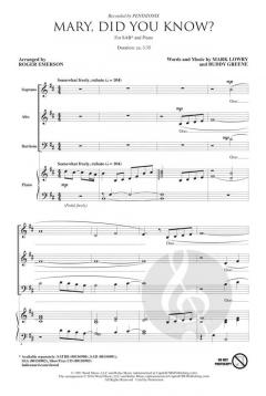 Mary, Did You Know? (Buddy Greene) 