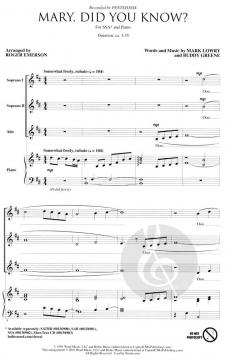 Mary, Did You Know? (Buddy Greene) 