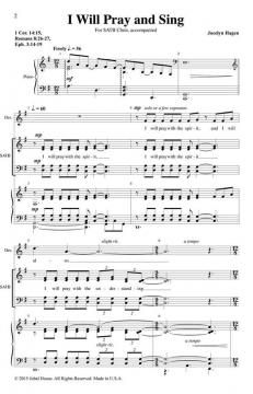 I Will Pray And Sing (Jocelyn Hagen) 