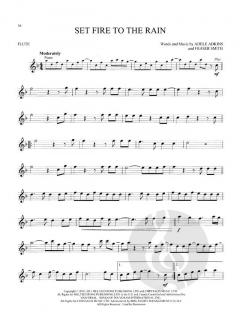 Adele - Instrumental Play Along for Flute 