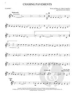 Adele - Instrumental Play Along for Clarinet 