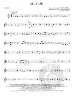 Adele - Instrumental Play Along for Trumpet im Alle Noten Shop kaufen