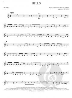 Adele - Instrumental Play Along for Trumpet im Alle Noten Shop kaufen