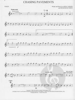 Adele - Instrumental Play Along for Violin im Alle Noten Shop kaufen