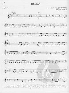 Adele - Instrumental Play Along for Violin im Alle Noten Shop kaufen