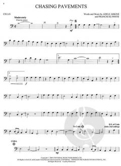 Adele - Instrumental Play Along for Cello im Alle Noten Shop kaufen