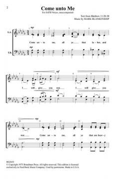 Come Unto Me (Mark Blankenship) 