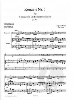 Konzert Nr. 1 von Luigi Boccherini 