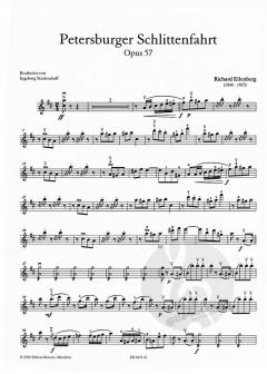 Petersburger Schlittenfahrt op. 57 von Richard Eilenberg für 2 Violinen (oder 1 Violine) und Klavier im Alle Noten Shop kaufen