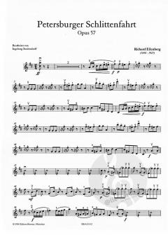 Petersburger Schlittenfahrt op. 57 von Richard Eilenberg für 2 Violinen (oder 1 Violine) und Klavier im Alle Noten Shop kaufen