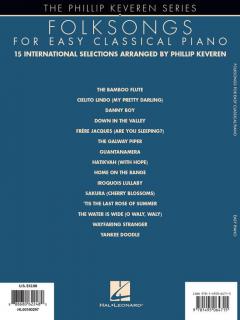 Folksongs For Easy Classical Piano 