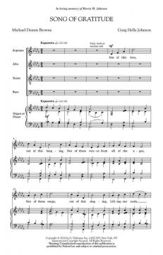 Song Of Gratitude (Craig Hella Johnson) 