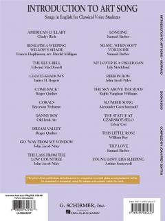 Introduction To Art Song For Soprano 