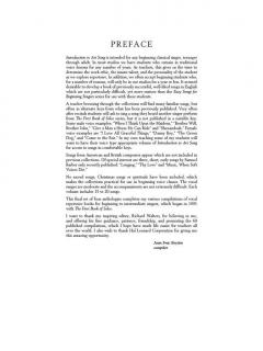 Introduction To Art Song For Baritone/Bass 