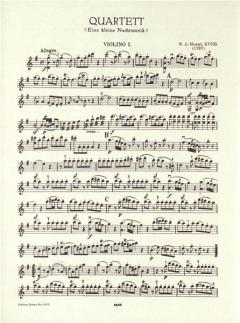 Serenade G-Dur KV 525 von Wolfgang Amadeus Mozart 