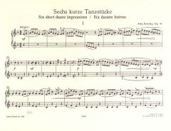 6 Kurze Tanzstückchen op. 41 von Alec Rowley für Klavier vierhändig im Alle Noten Shop kaufen