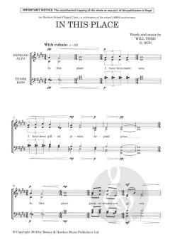 In this place (Will Todd) 