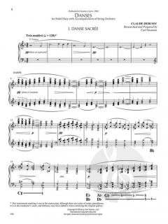 The Annotated Danses Sacrée et Profane von Claude Debussy 