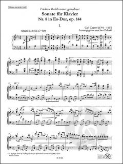 Sonate Nr. 8 Es-Dur op. 144 von Carl Czerny 