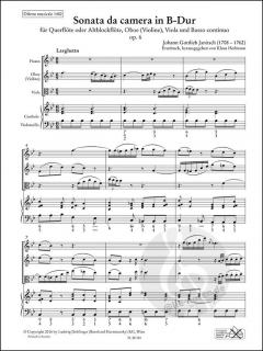 Sonata da camera B-Dur op. 6 (Johann Gottlieb Janitsch) 