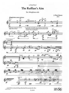 The Ruffian's Aim von J. Peter Koene für Vibraphon solo im Alle Noten Shop kaufen