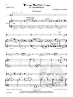 Three Meditations von Adolfus Hailstork 