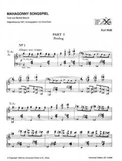 Mahagonny von Kurt Weill 