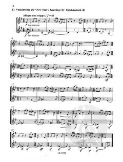 20 Duos für 2 Klarinetten von Béla Bartók 