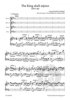The King shall rejoice HWV 260 (Georg Friedrich Händel) 