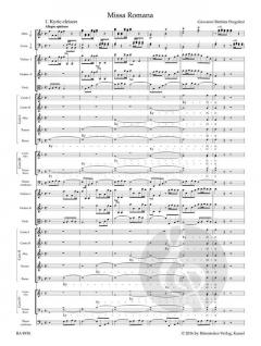 Messe F-Dur 'Missa Romana' von Giovanni Battista Pergolesi 