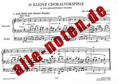30 Kleine Choralvorspiele op. 135a von Max Reger 