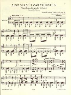 Also sprach Zarathustra op. 30 von Richard Strauss 