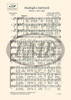 Madrigál a hattyúról (Il bianco e dolce cigno) (Jacques Arcadelt) 