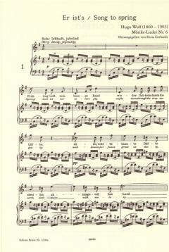 51 ausgewählte Lieder von Hugo Wolf 