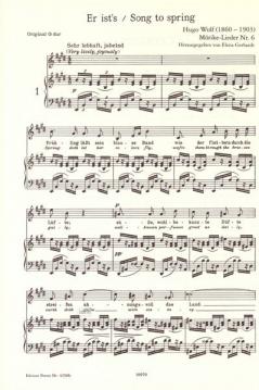 51 ausgewählte Lieder von Hugo Wolf 