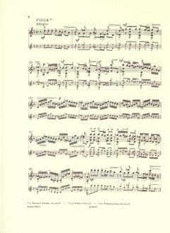 Sonaten und Partiten BWV 1001-1006 von Johann Sebastian Bach für Violine solo im Alle Noten Shop kaufen