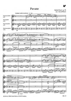 Pavane op. 50 von Gabriel Fauré 
