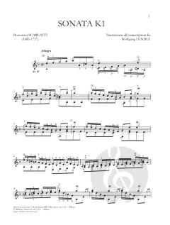 14 Sonate per chitarra von Domenico Scarlatti 