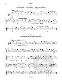 Quartets for flute von Béla Bartók 
