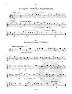 Quartets for flute von Béla Bartók 