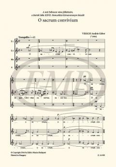 O sacrum conviviumfor 