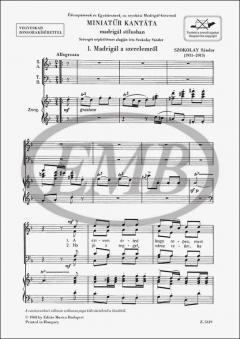 Miniatür kantáta (Sandor Szokolay) 